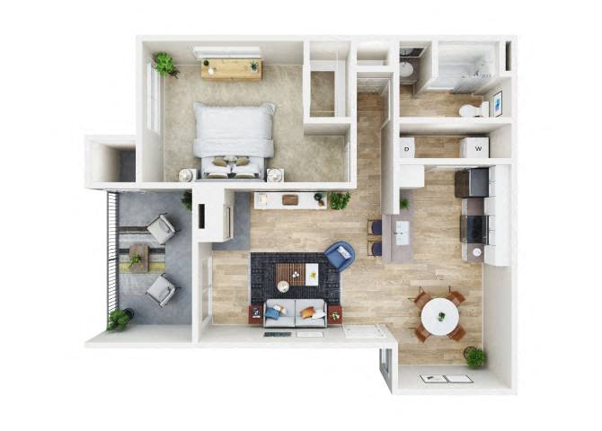 A2 floor plan